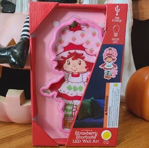 Strawberry Shortcake LED Light Wall Art